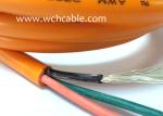 High Quality Orange Thermoplastic Polyurethane TPU Coated Multicore Control