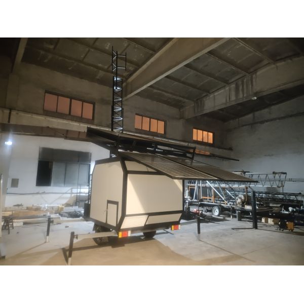 Moveable Cell Tower 25m COW Portable Tower Cell On Wheel Telecom Tower Portable