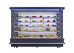 Customized Multi Shelves Wall Mounted Refrigerator Open Display Fridge