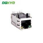 KRJ-339GYENL 8p8c Plug Single Port Gigabit Light Strip Shielded Communication