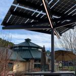 BIPV System Solar Sunshade / Pergola For Outdoor Canopy
