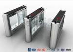 Anti - Collision Walk Through Metal Swing Barrier Gate Bus Station Card Reader