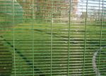 Pvc Coated 358 Wire Mesh Fence 4mm Horizontal Wire 6mm Vertical Wire For ety