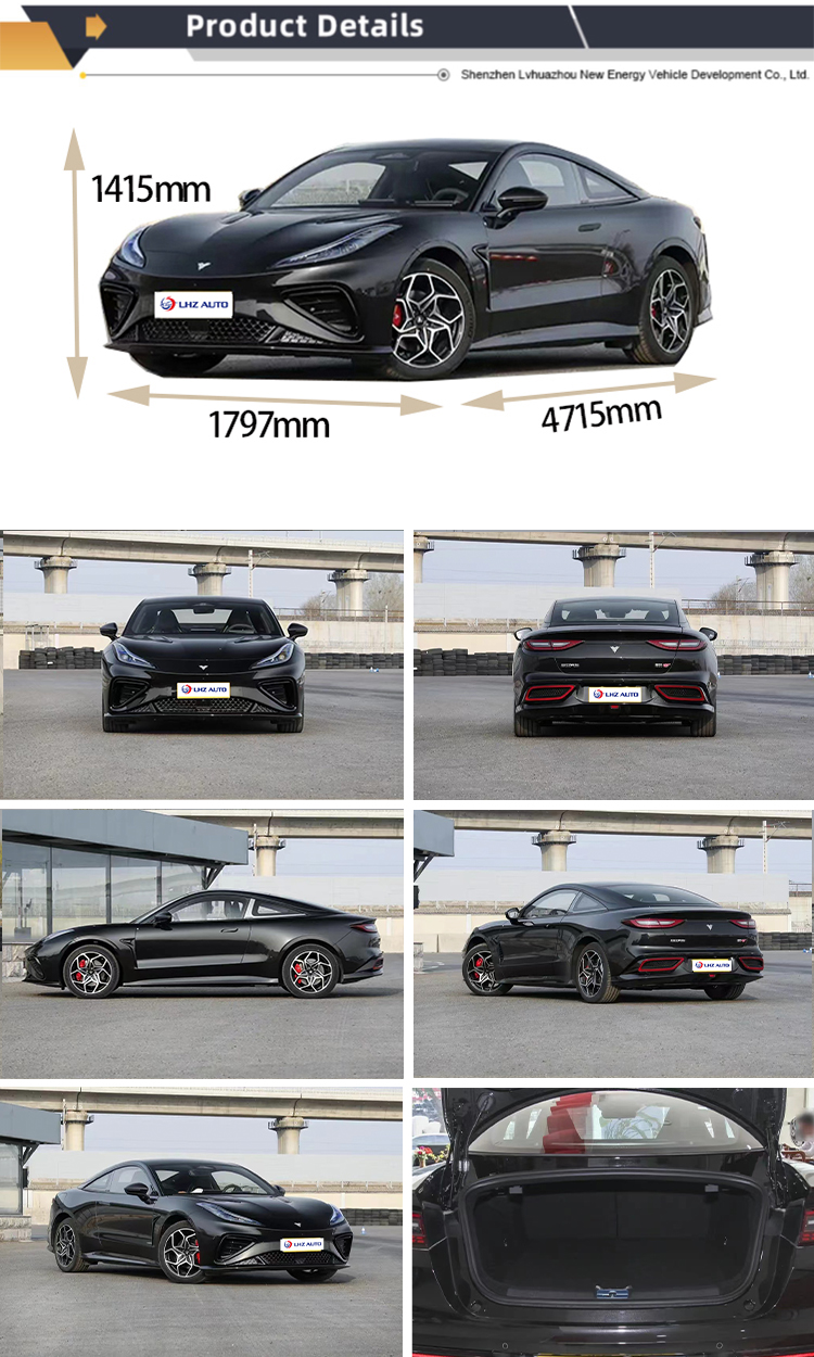 78.4KWH Battery Capacity Neta GT Two Door 's First Electric Sports Car 0-100km in 3.6s