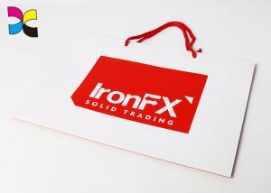 Wholesale CMYK Color Offset Printing Custom Paper Bags , Promotional Paper Carrier Bags from china suppliers