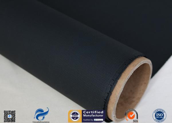 Quality Heat Resisting Silicone Coated Fiberglass Fabric 18oz Black Acrylic Coating Fabric for sale