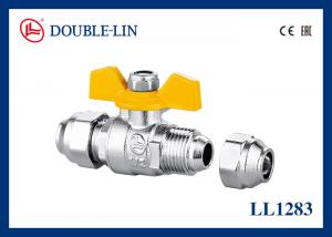 Wholesale Chrome Plated 26Bar DIN259 T Handle Gas Valve from china suppliers