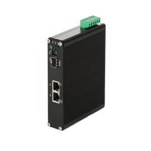 Wholesale Hardened 2 Port RJ45 + 1 - Port SFP Industrial Ethernet PoE Switch , 1x 1000Base-FX SFP from china suppliers