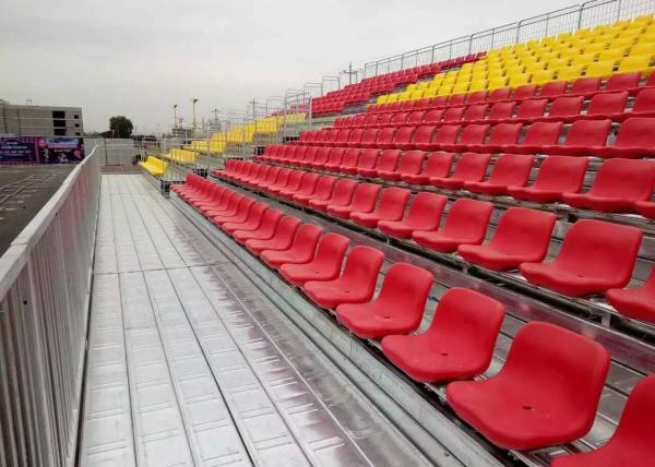 Stable Temporary Spectator Stands Portable Seating Systems For Outdoor / Indoor