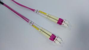 Wholesale SM MM LC OM4 Fiber Optic Patch Cord pVC material FTTH LC patchcord from china suppliers