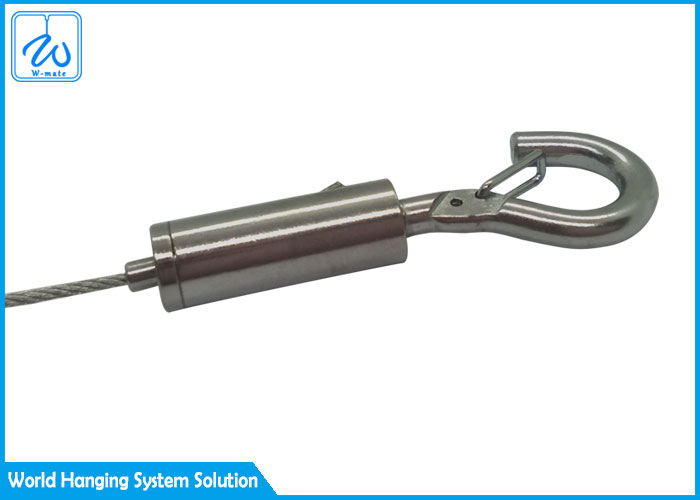 Brass Material Wire Cable Grippers With Hooks For Light Hanging System