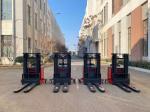 Standing Style Electric Pallet Stacker Load Capacity 3000kg Lifting Height