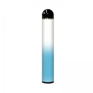China Cylinder 1000mAh Disposable Vape Pen With Flat Drip Tip Mouth on sale