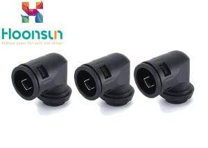 Wholesale Flexible Pipe Nylon Cable Gland Fast Right Angle Fittings Union Connector from china suppliers