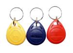 ABS / PVC / PET RFID Key Fob 13.56MHz 125KHZ RFID Key Chain Custom