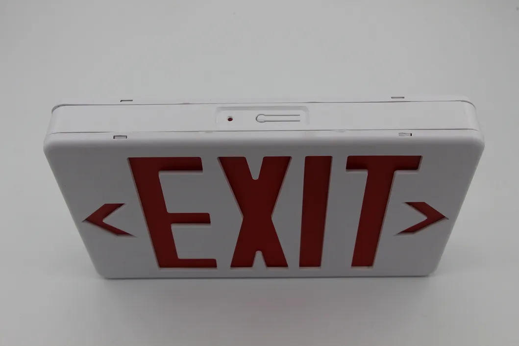 Factory Price High-Visibility Rechargeable LED Exit Sign Emergency Light for Shopping Malls Supermarkets Airports Offices Factories Hotels and Basements
