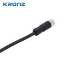 M8 Circular Sensor Connector 3 Pin PVC Cable IEC 61076-2-104 Straight Outlet