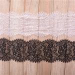 15 cm *3 yards Underwear Lace Border Eyelash lace edge with ivory black color in