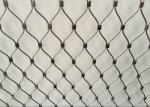 Architectural Stainless Steel Wire Rope Mesh / Hand Woven Rope Mesh For Swimming