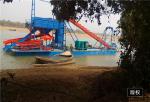 Gold Panning 60CBM/H Bucket Chain Dredger Diamond Gold Mining Ship