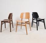 NO Folded Customized Designs Luxury Nordic Solid Wood Dining Chair with White
