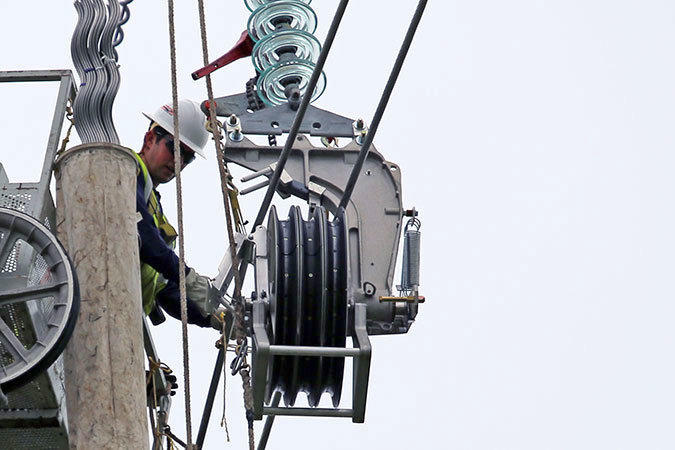Large Diameter Conductor Pulley Block