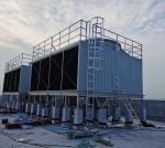 Outdoor Industrial Water FRP Cooling Tower Square / Round GRP Counterflow And