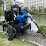 Cast Iron 6 Inch Diesel Water Pump Self Priming Slurry Pump High Pressure 57HP