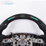 F150 LED Display Real Carbon Fiber Steering Wheel Gloss Black Ford