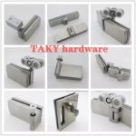 Zinc Alloy Glass Hardware Sliding Folding Frameless Glazing Systems Interior