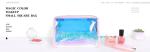 Environmental Material Customized EVA PVC CPE frosted slider bag zipper bag,