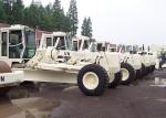 Diesel Engine Motor Grader Machine , Safe 215HP Rated Power Compact Road Grader