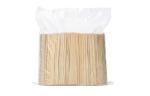 Biodegradable Coffee Bamboo Stir Sticks Individually Wrapped 110mm For Beverage