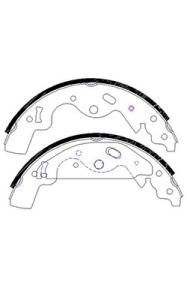 Wholesale Land Rover drum brake shoes with Superior Wear Resistance and Smooth Braking Performance,F664,1H06985664,R from china suppliers
