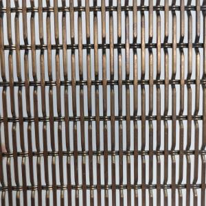 Wholesale Anodized Aluminum Woven Wire Fabric Mesh Crimped Woven Wire Mesh For Fence from china suppliers