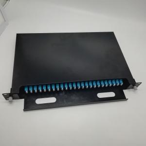 Wholesale 48 Cores LC/UPC Fiber Optic Terminal Box Optical Patch Panel from china suppliers