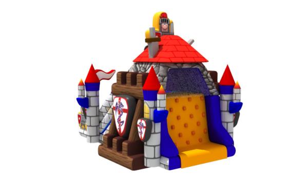 New Big Blow Up Guard Themed Waterproof Commercial Inflatable Water Slides