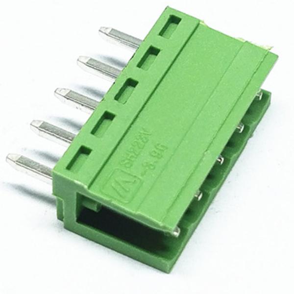 HT396V pluggable terminal blocks 3.81/5.00/5.08/7.62mm ptich header, male pins,