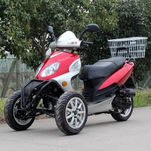 Wholesale Air Cooled 50cc Adult Tri Wheel Motorcycle Single Cylinder 4 Stroke With Rear Box from china suppliers