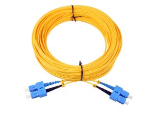 Wholesale 10m 20m 30m SM Duplex SC FTTH Optical Fiber Patch Cord from china suppliers