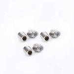 M8 4-8mm Length PVC Tip Stainless Steel Set Screws For Door Knobs