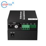 1/2/4/8/16CH Contact closure to Fiber Converter SC/FC/ST connector optional
