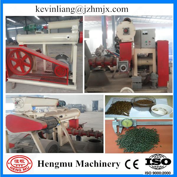Hengmu a well-known brand floating fish food pellet twin screw extruder with CE
