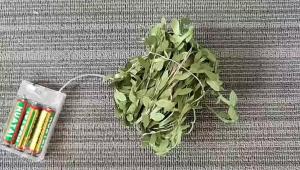 Wholesale Thanksgiving Harvest Garlands Variable Length LED String Lights Green Leaf Faux Harvest Christmas Decor String Lights Garland from china suppliers