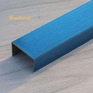 Wholesale PVD Blue Stainless Steel Tile Trim 8mm Width 0.85mm Thickness from china suppliers