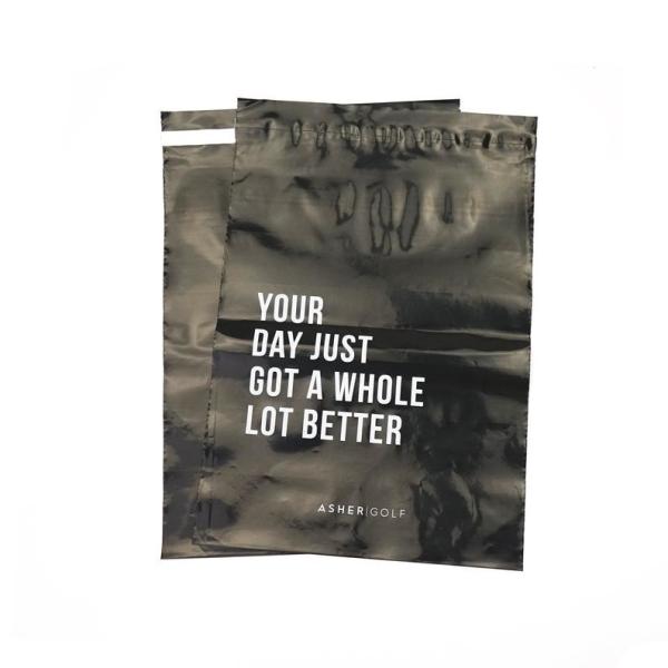 Matte black poly mailers 19x22,China security bag, red shipping bag, polymailers