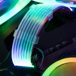 Dual 8pin Neon Flex RGB Cable Led Synchronizes Double-Headed Light Male to