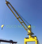 20t port handling 30M Electric Pedestal Marine Cranes