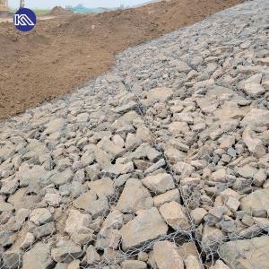 Wholesale South America HDP Galvanized Iron Wire Mesh Gabion Box With Stone Cage for River Protection Retaining Wall from china suppliers