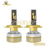 H4 H7 H11 9005 9006 Metal White Flash Luces Light LED Headlight Auto Parts